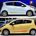 Auto Body Door Wasit Vinyl Film Decals Spark Car Door Side Stickers Automobile Styling Car Tuning Accessories for Chevrolet